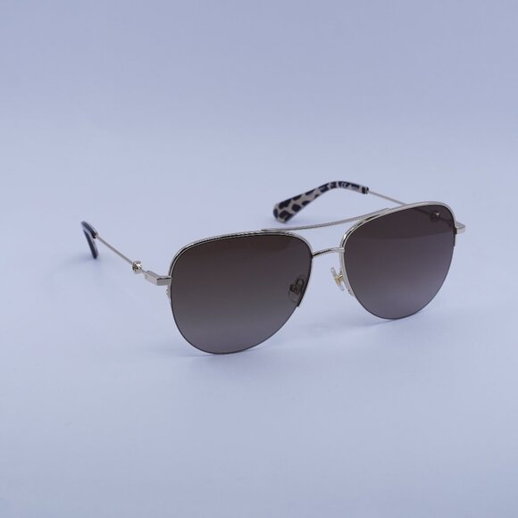 Kate Spade MAISIE/G/S 0086 LA Sunglasses Havana Aviator Frame, Polarized Lenses - Picture 1 of 10